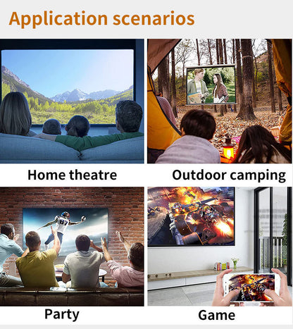 Mini-portable Projector HD